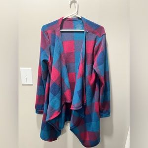 Cuddl Duds Fleece Oversize Wrap  Size Large